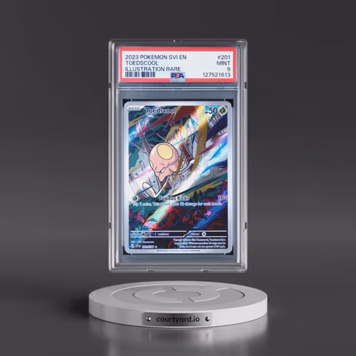 2023 Pokémon Svi EN-Scarlet & Violet #201 Toedscool - Illustration Rare (PSA 9 MINT)