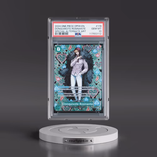 2024 One Piece OP09-Emperors in the New World #119 Donquixote Rosinante - Special Alternate Art (PSA