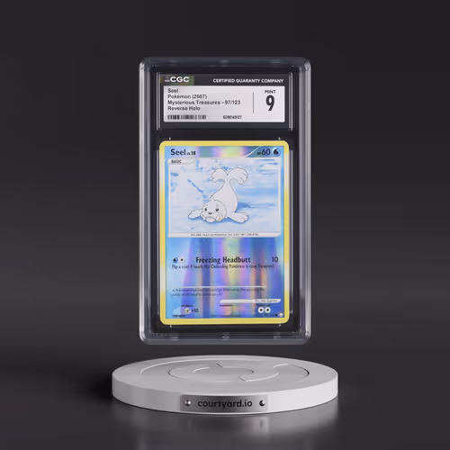 2007 Mysterious Treasures #97/123 Seel - Reverse Holo (CGC 9 MINT)