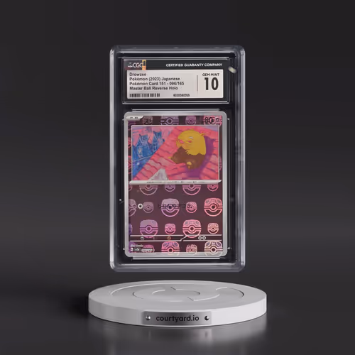 2023 Pokémon Card 151 #096/165 Drowzee - Reverse Holo Master Ball (CGC 10 GEM MINT)