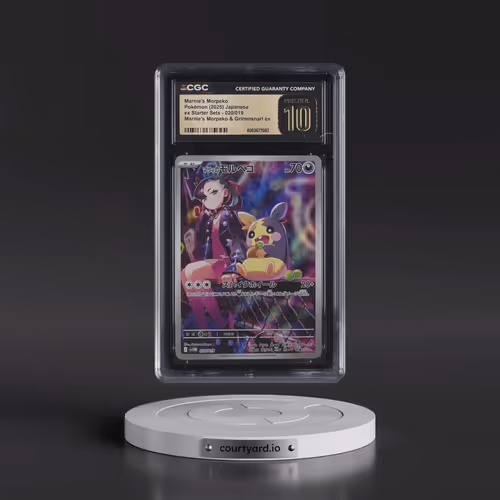 2025 Pokémon Sv0m-EX Starter Set Marnie's Morpeko & Grimmsnarl EX #020 Marnie's Morpeko (CGC 10 PRIS