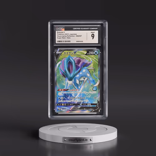 2021 Skyscraping Perfection #068/067 Suicune V - Super Rare Holo (CGC 9 MINT)