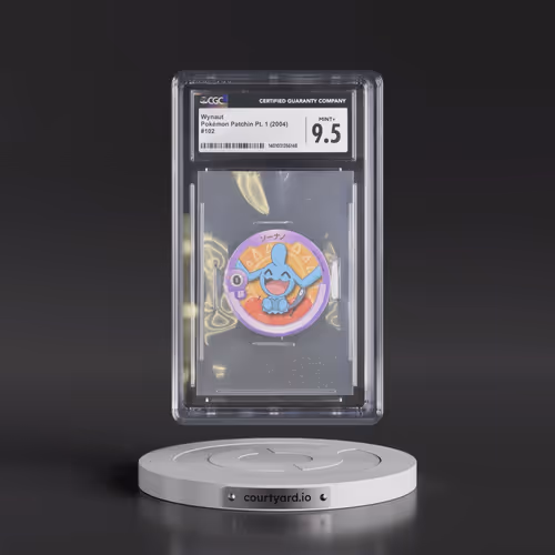 2004 Pokémon Patchin Booster 1 (POW) - Japanese #102 Wynaut (CGC 9.5 MINT+)