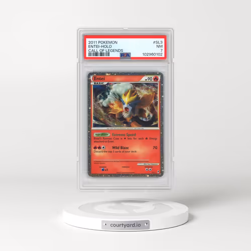 2011 Pokémon Call of Legends #SL3 Entei - Holo (PSA 7 NM)
