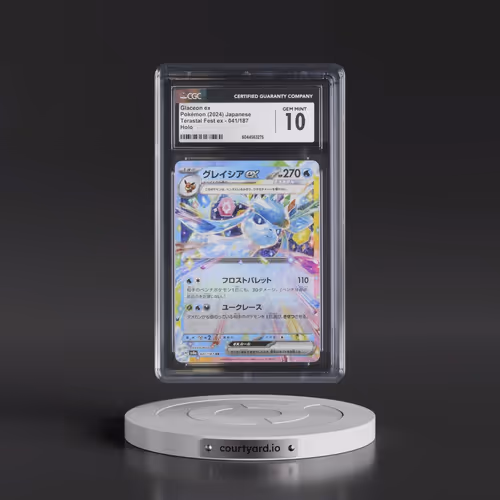 2024 Pokémon Sv8a-Terastal Fest EX #041 Glaceon EX - Holo (CGC 10 GEM MINT)