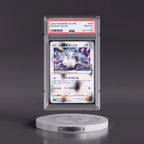 2022 Pokémon Go #055 Radiant Eevee - Holo (PSA 10 GEM MINT)