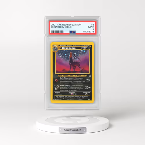 2001 Pokémon Neo Revelation #8 Houndoom - Holo (PSA 9 MINT)