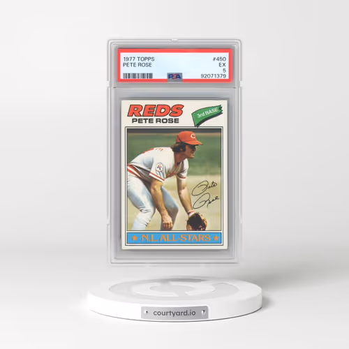 1977 Topps #450 Pete Rose (PSA 5 EX)