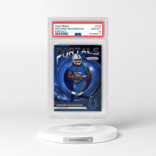 2023 Panini Prizm Portals #PO5 Anthony Richardson (PSA 10 GEM MINT)