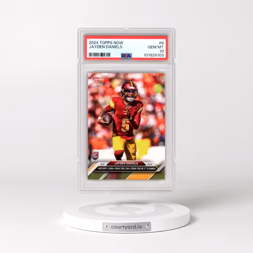 2024 Topps Now #6 Jayden Daniels (PSA 10 GEM MINT)