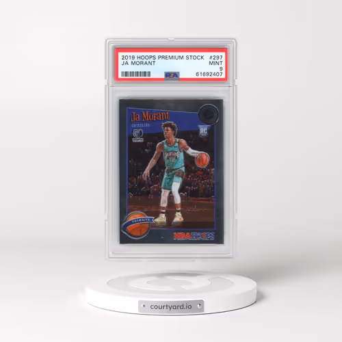 2019 Panini Hoops Premium Stock #297 Ja Morant (PSA 9 MINT)