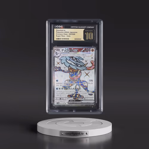 2024 Crimson Haze #083/066 Greninja ex - Super Rare Holo (CGC 10 PRISTINE)