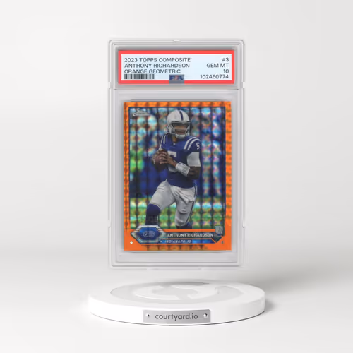 2023 Topps Composite #3 Anthony Richardson - Orange Geometric (PSA 10 GEM MINT)