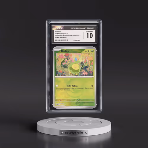 2024 Prismatic Evolutions - PRE EN #004/131 Budew - Poké Ball Holo (CGC 10 GEM MINT)