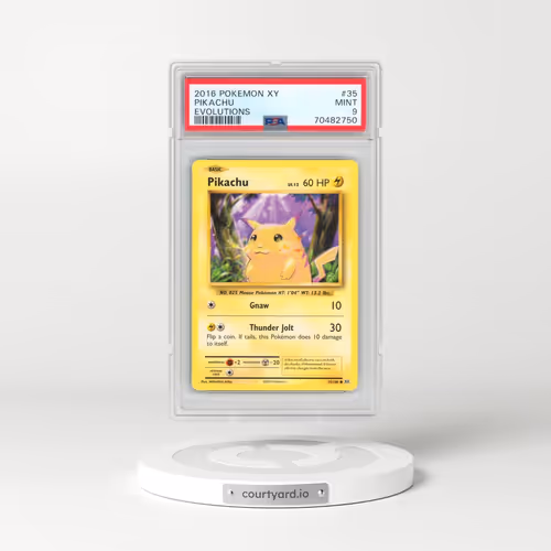 2016 Pokémon XY Evolutions #35 Pikachu (PSA 9 MINT)