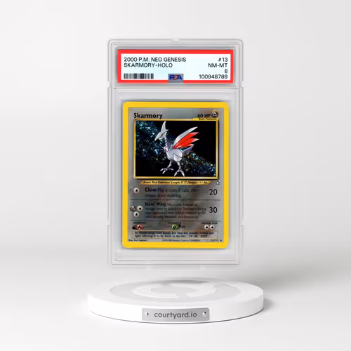 2000 Pokémon Neo Genesis #13 Skarmory - Holo (PSA 8 NM-MT)