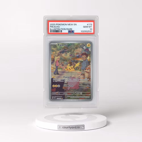 2023 Pokémon Mew EN-151 #173 Pikachu - Illustration Rare (PSA 10 GEM MINT)