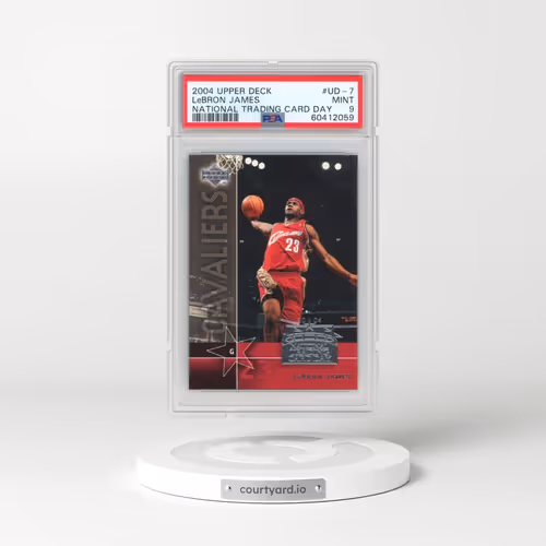 2004 Upper Deck National Trading Card Day #UD-7 LeBron James (PSA 9 MINT)