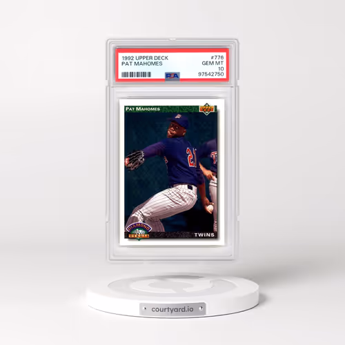 1992 Upper Deck #776 Pat Mahomes (PSA 10 GEM MINT)