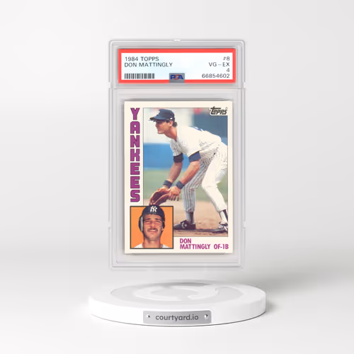 1984 Topps #8 Don Mattingly (PSA 4 VG-EX)