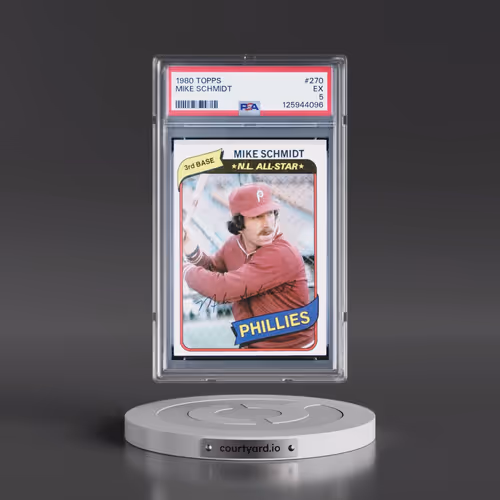 1980 Topps #270 Mike Schmidt (PSA 5 EX)