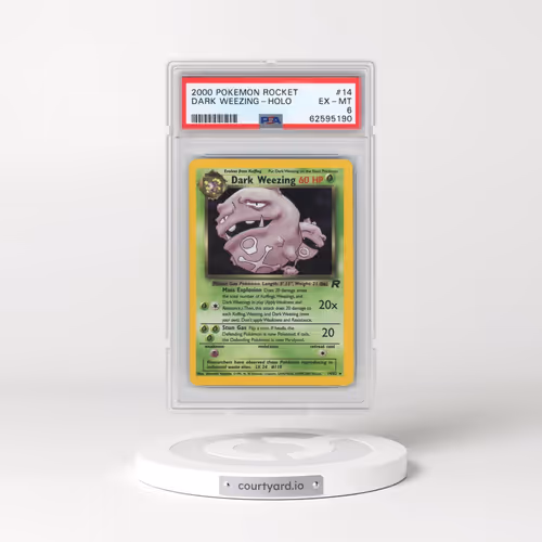 2000 Pokémon Rocket #14 Dark Weezing - Holo (PSA 6 EX-MT)