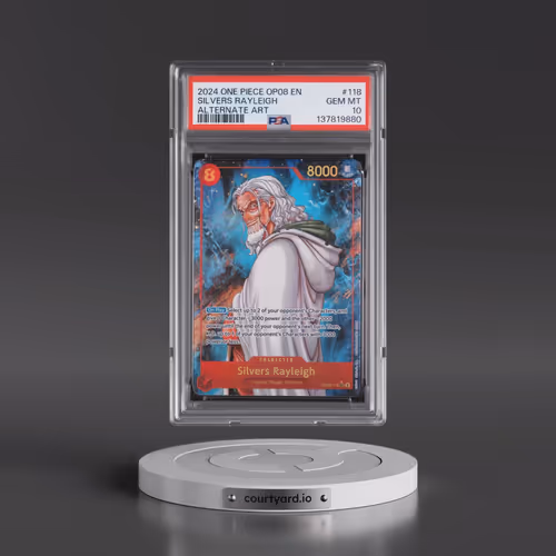 2024 One Piece OP08-Two Legends Silvers Rayleigh Alternate Art 118