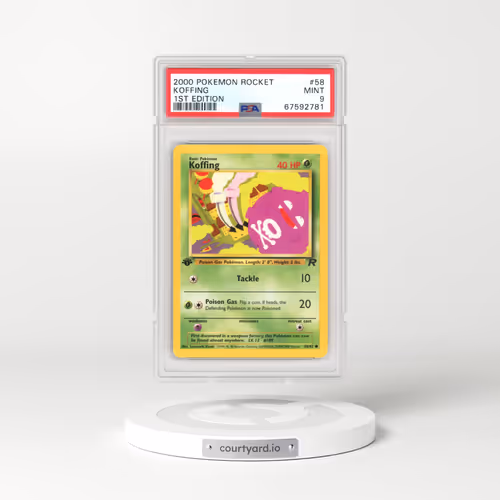 2000 Team Rocket #58 Koffing - 1st Edition 1st Edition (PSA 9 MINT)