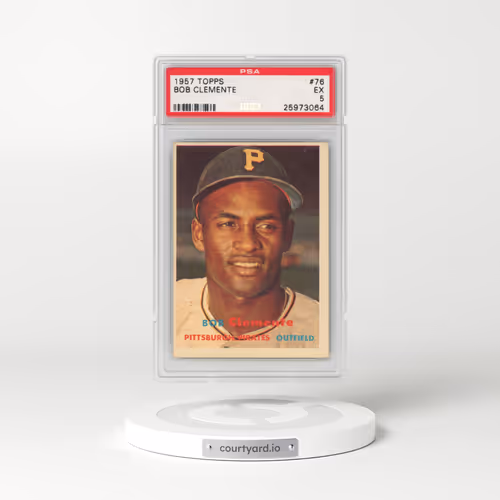 1957 Topps #76 Bob Clemente (PSA 5 EX)