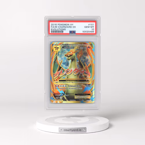 2016 Pokémon XY Evolutions #101 M Charizard EX - Holo Full Art (PSA 10 GEM MINT)