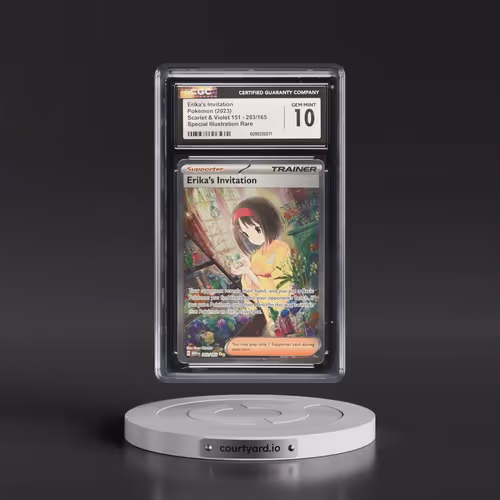 2023 Scarlet & Violet 151 - MEW EN #203/165 Erika's Invitation - Special Illustration Rare (Holo) (C