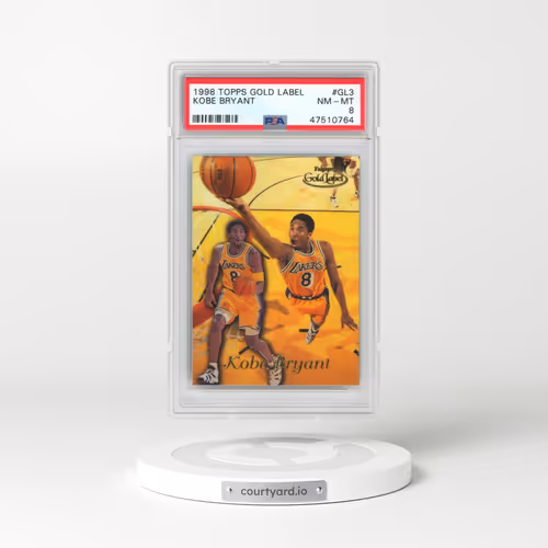 1998 Topps Gold Label #GL3 Kobe Bryant (PSA 8 NM-MT)