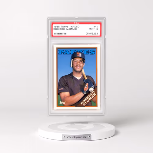 1988 Topps Traded #4T Roberto Alomar (PSA 9 MINT)
