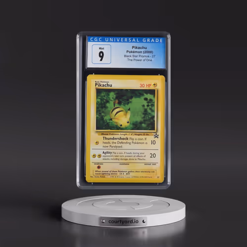 1999 Black Star Promos #27 Pikachu - The Power of One (CGC 9 MINT)