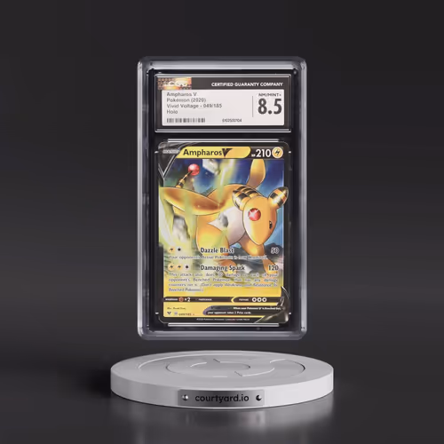 2020 Vivid Voltage #049/185 Ampharos V - Holo (CGC 8.5 NM-MT+)