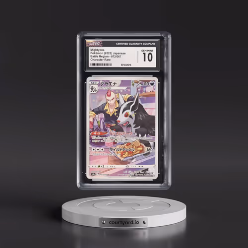 2022 Pokémon Sword & Shield Battle Region #072 Mightyena - Full Art (CGC 10 GEM MINT)