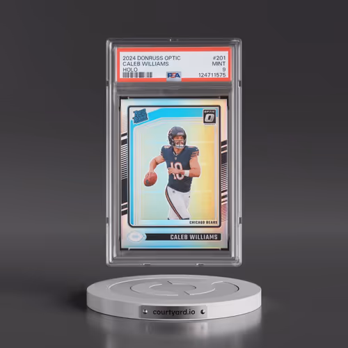 2024 Panini Donruss Optic #201 Caleb Williams - Holo (PSA 9 MINT)