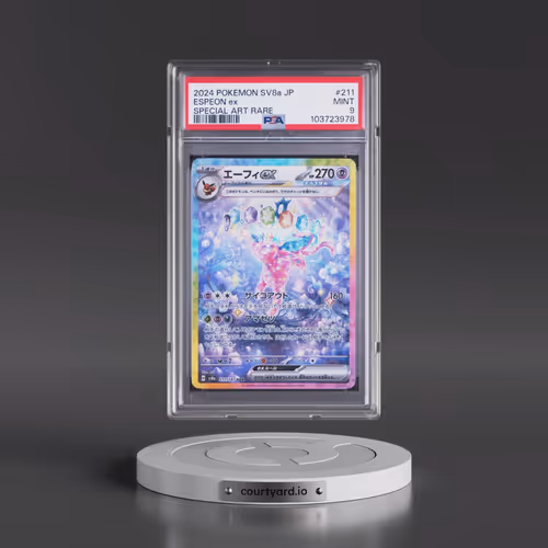 2024 Pokémon Sv8a-Terastal Fest EX #211 Espeon EX - Holo Special Art Rare (PSA 9 MINT)
