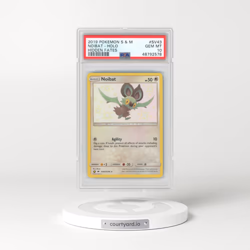 2019 Pokémon Sun & Moon Hidden Fates #SV43 Noibat - Holo (PSA 10 GEM MINT)