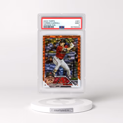 2023 Topps #401 Corbin Carroll - Orange Foil (PSA 9 MINT)