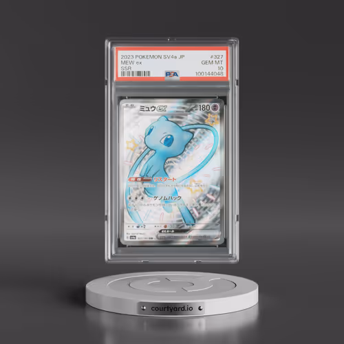 2023 Pokémon Sv4a-Shiny Treasure EX #327 Mew EX - Holo Ssr (PSA 10 GEM MINT)