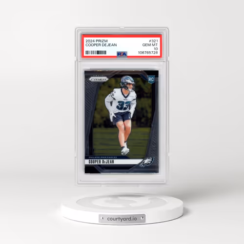 2024 Panini Prizm #321 Cooper Dejean (PSA 10 GEM MINT)