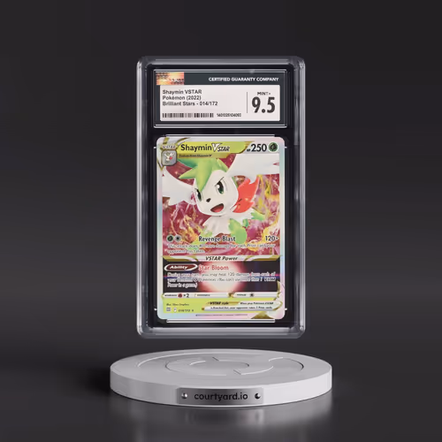 2022 Brilliant Stars #014/172 Shaymin VSTAR - Holo (CGC 9.5 MINT+)