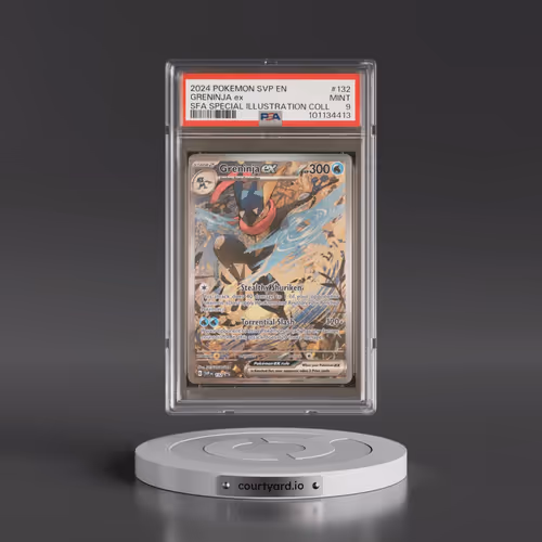 2024 Pokémon Svp EN-SV Black Star Promo #132 Greninja EX - Holo Shrouded Fable Special Illustration