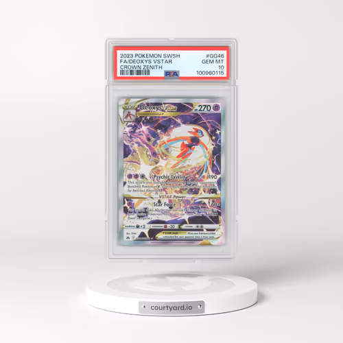2023 Pokémon Sword and Shield Crown Zenith #GG46 Deoxys Vstar - Full Art (PSA 10 GEM MINT)