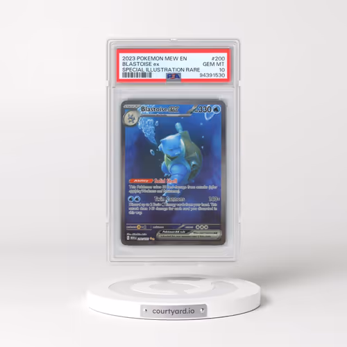 2023 Pokémon Mew EN-151 #200 Blastoise EX - Holo Special Illustration Rare (PSA 10 GEM MINT)