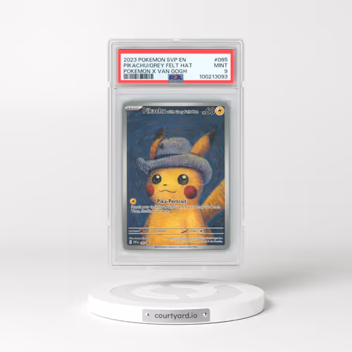 2023 Pokémon Svp EN-SV Black Star Promo #085 Pikachu With Grey Felt Hat - Pokemon X Van Gogh (PSA 9 MINT)