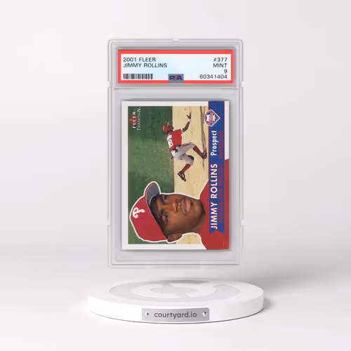 2001 Fleer #377 Jimmy Rollins (PSA 9 MINT)