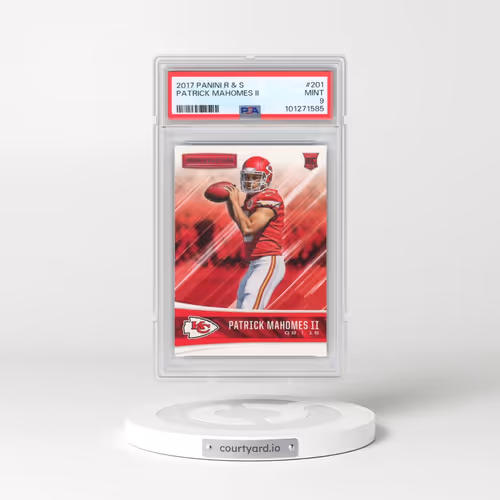 2017 Panini Rookies & Stars #201 Patrick Mahomes II (PSA 9 MINT)