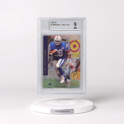 1994 SP #3 Marshall Faulk - Foil (BGS 9 MINT)
